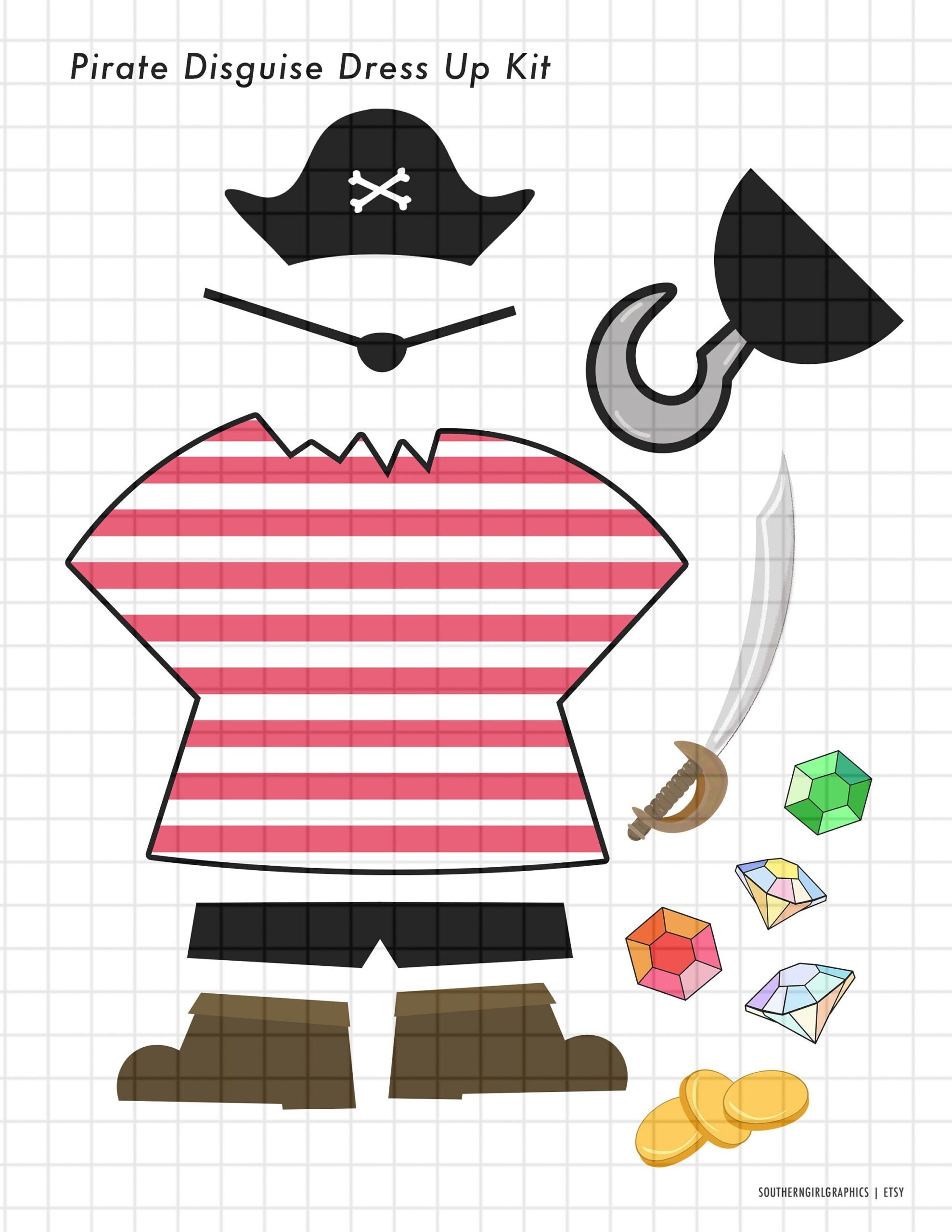 Turkey Disguise Clip Art Pirate Turkey Pirate Disguise Pirate Clip Art Pirate Clothes Sword Hat Eye Patch Etsy