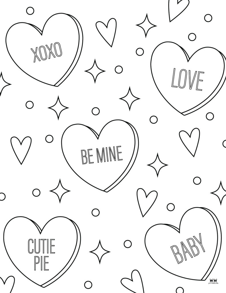 Free Printable Valentines Coloring Pages