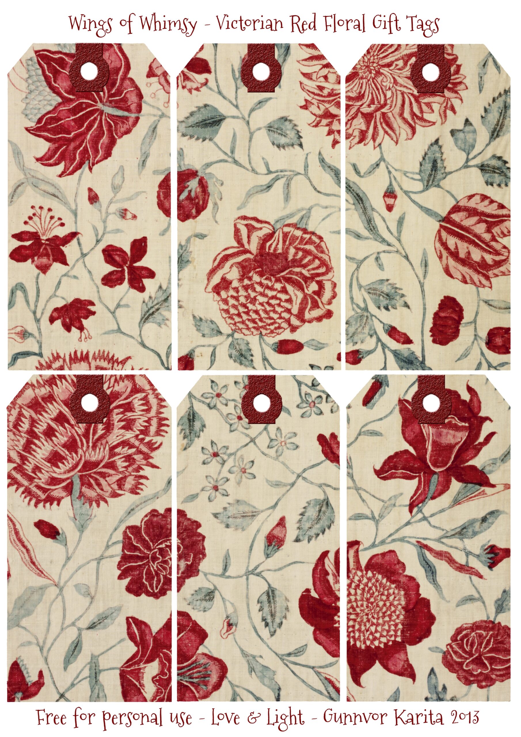 Victorian Tags Galore Free Printables For You Wings Of Whimsy