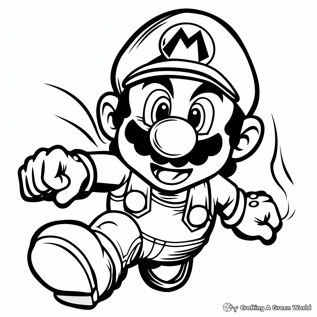 Video Game Coloring Pages Free Printable 
