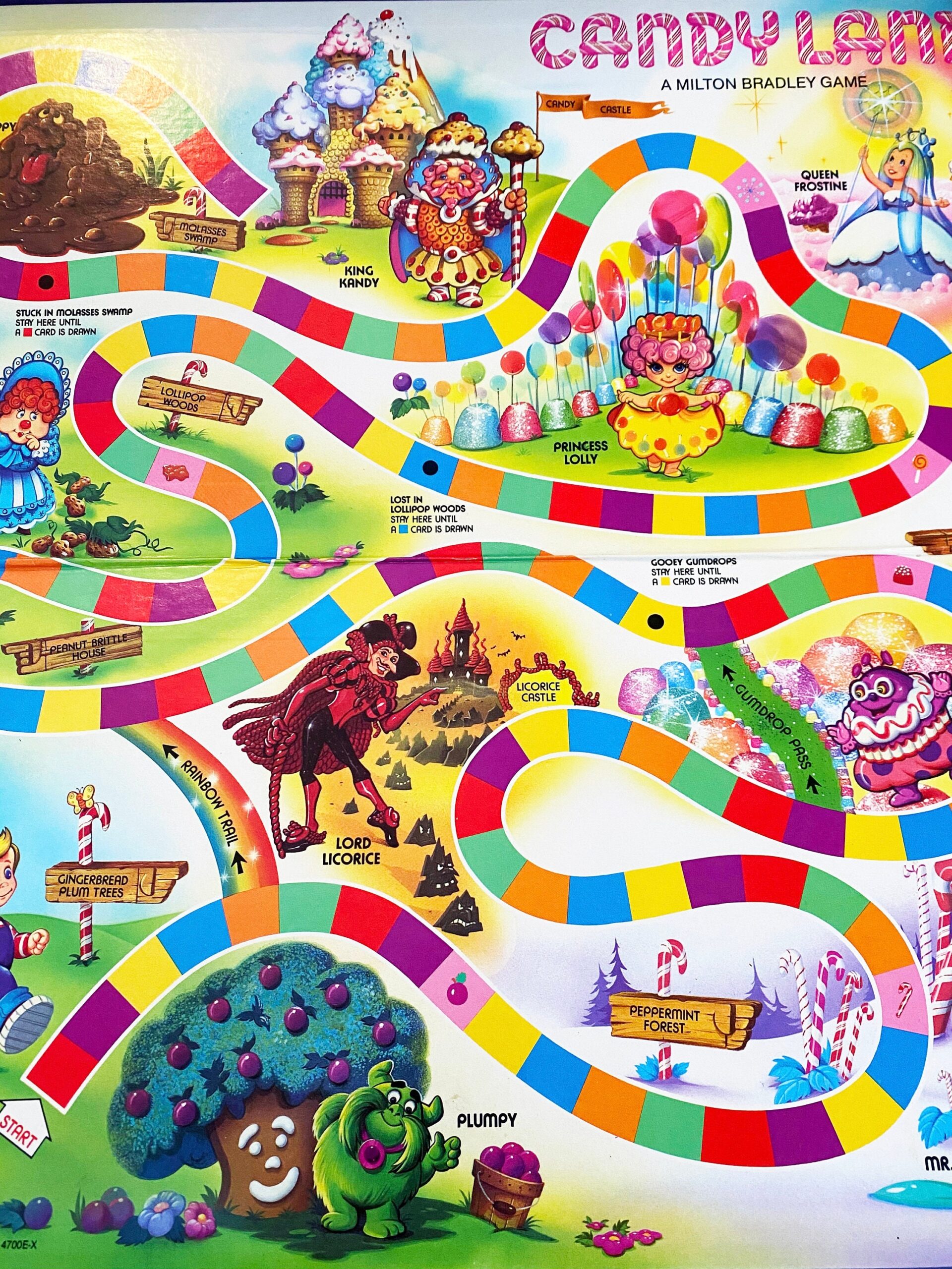 Vintage Original Candy Land Milton Bradley Board Game 1984 Candyland 80s Toys 100 Complete 1980s Etsy de