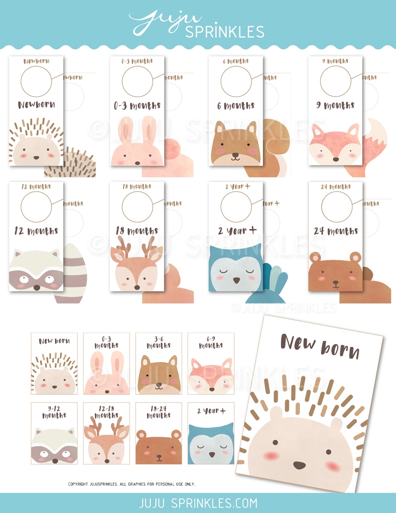 Free Baby Closet Labels Printable