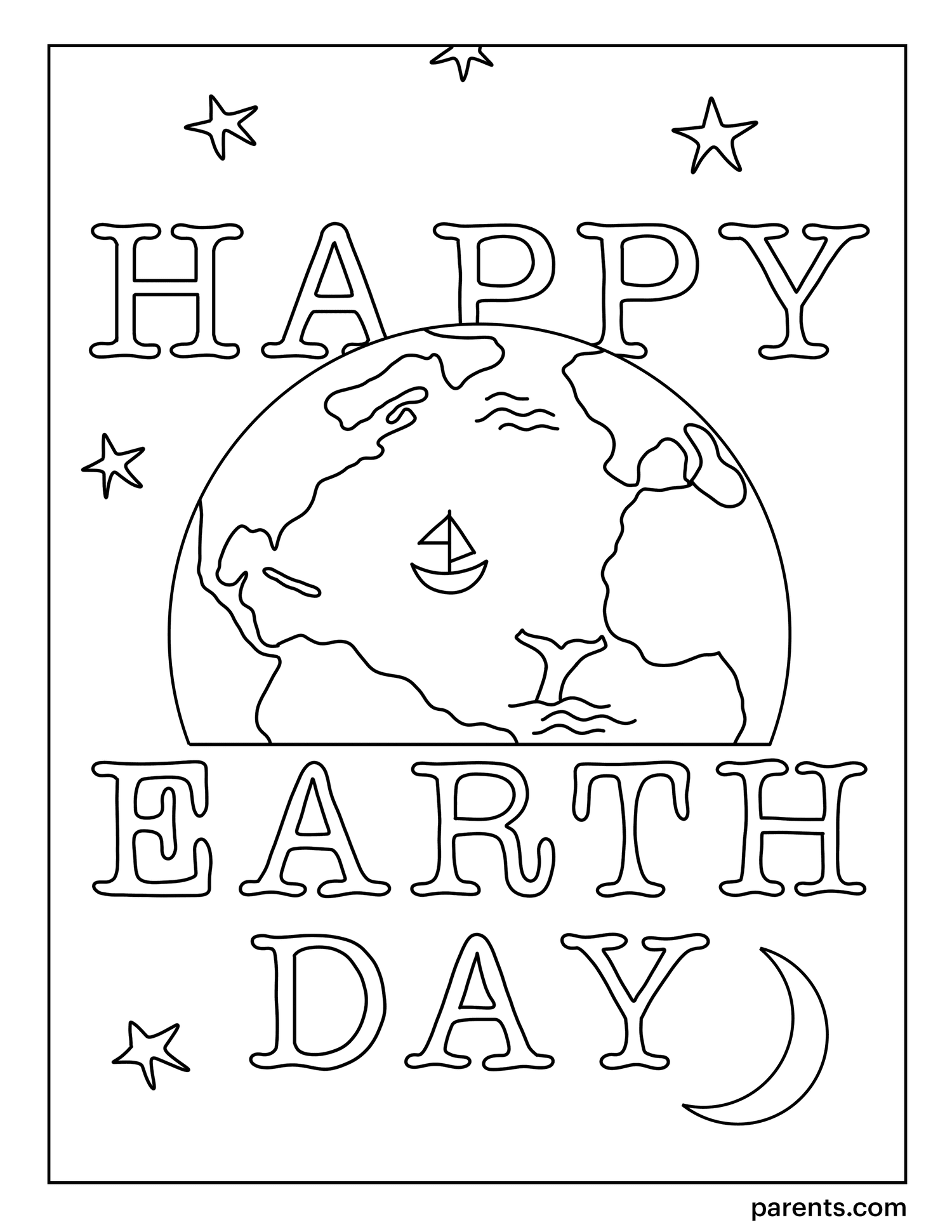 10 Free Earth Day Coloring Pages For Kids