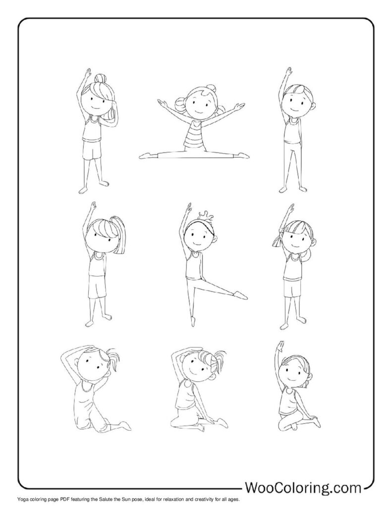 100 Yoga Coloring Pages Free PDF To Print Woo Coloring