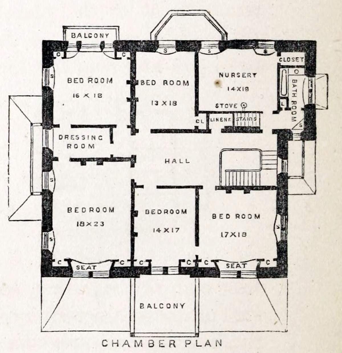11 Stunning Civil War era Victorian House Floor Plans From The 1860s Click Americana