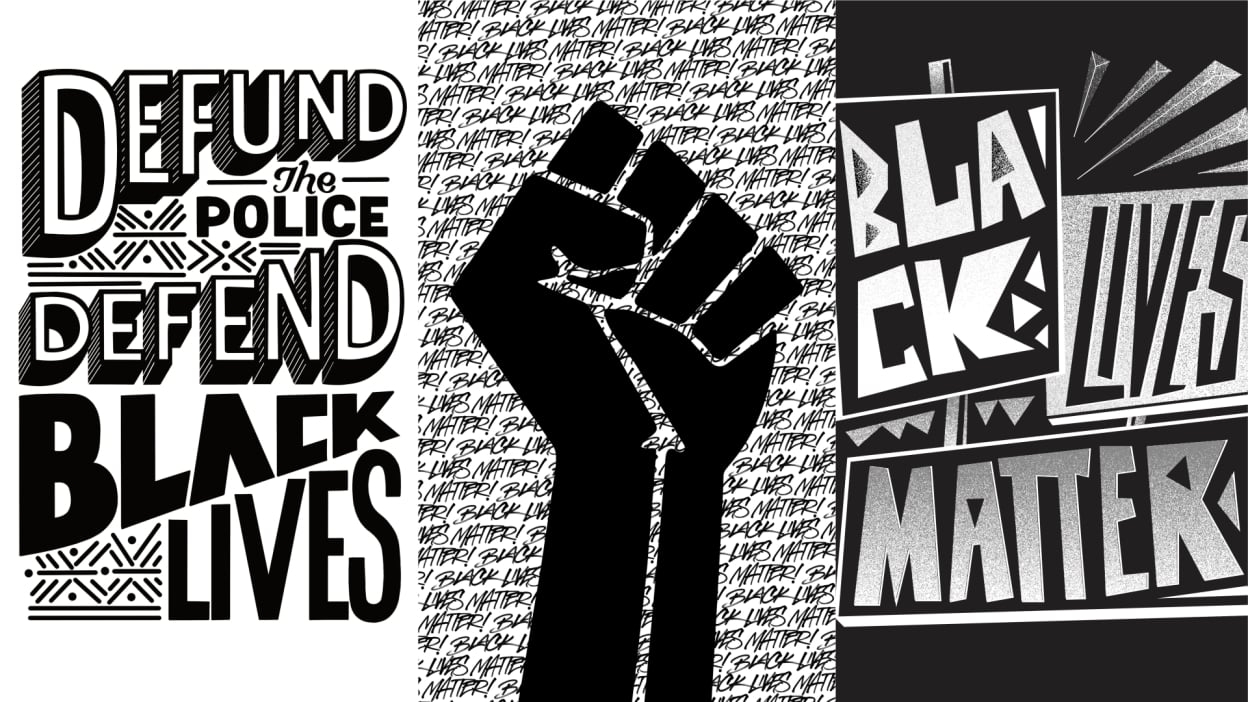 12 Free And Printable Black Lives Matter Posters From Black Artists Mashable