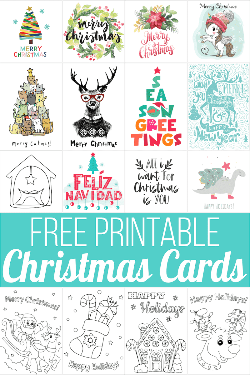 Printable Happy Holiday Cards For Kids