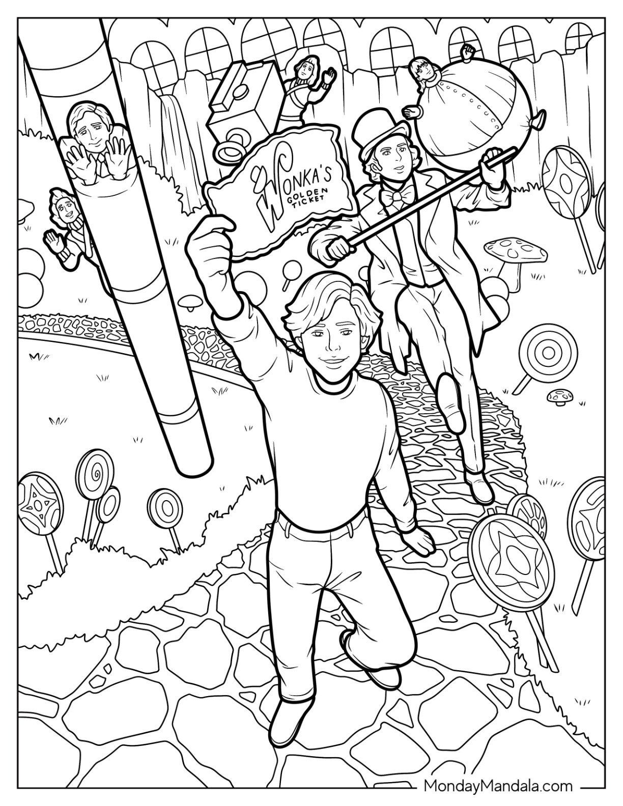 18 Willy Wonka Coloring Pages Free PDF Printables 