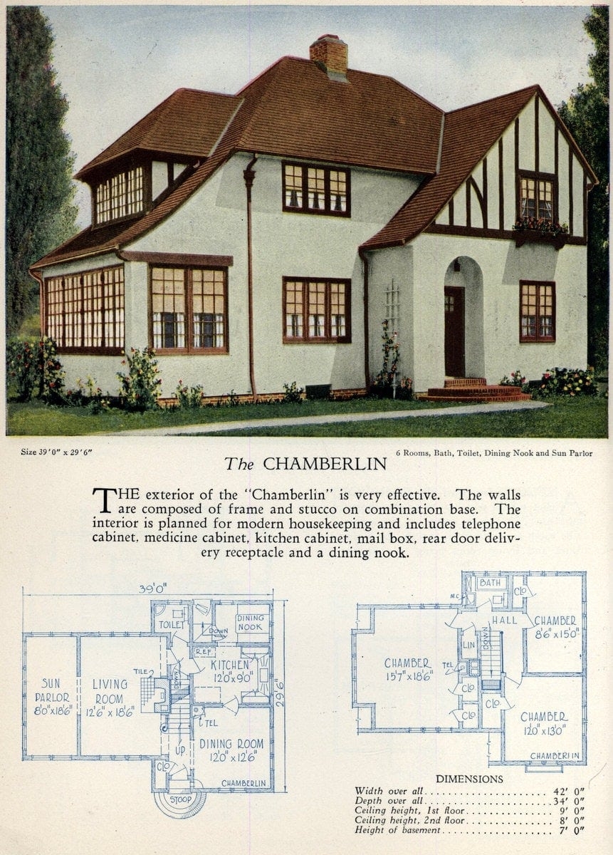 1920s House Plans 74 Charming Vintage Designs That Shaped American Homes Click Americana