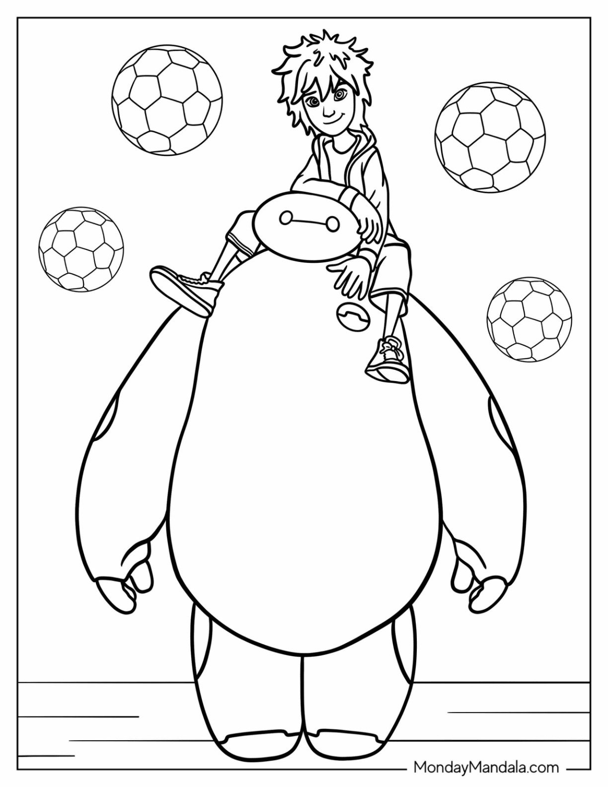 20 Big Hero 6 Coloring Pages Free PDF Printables 