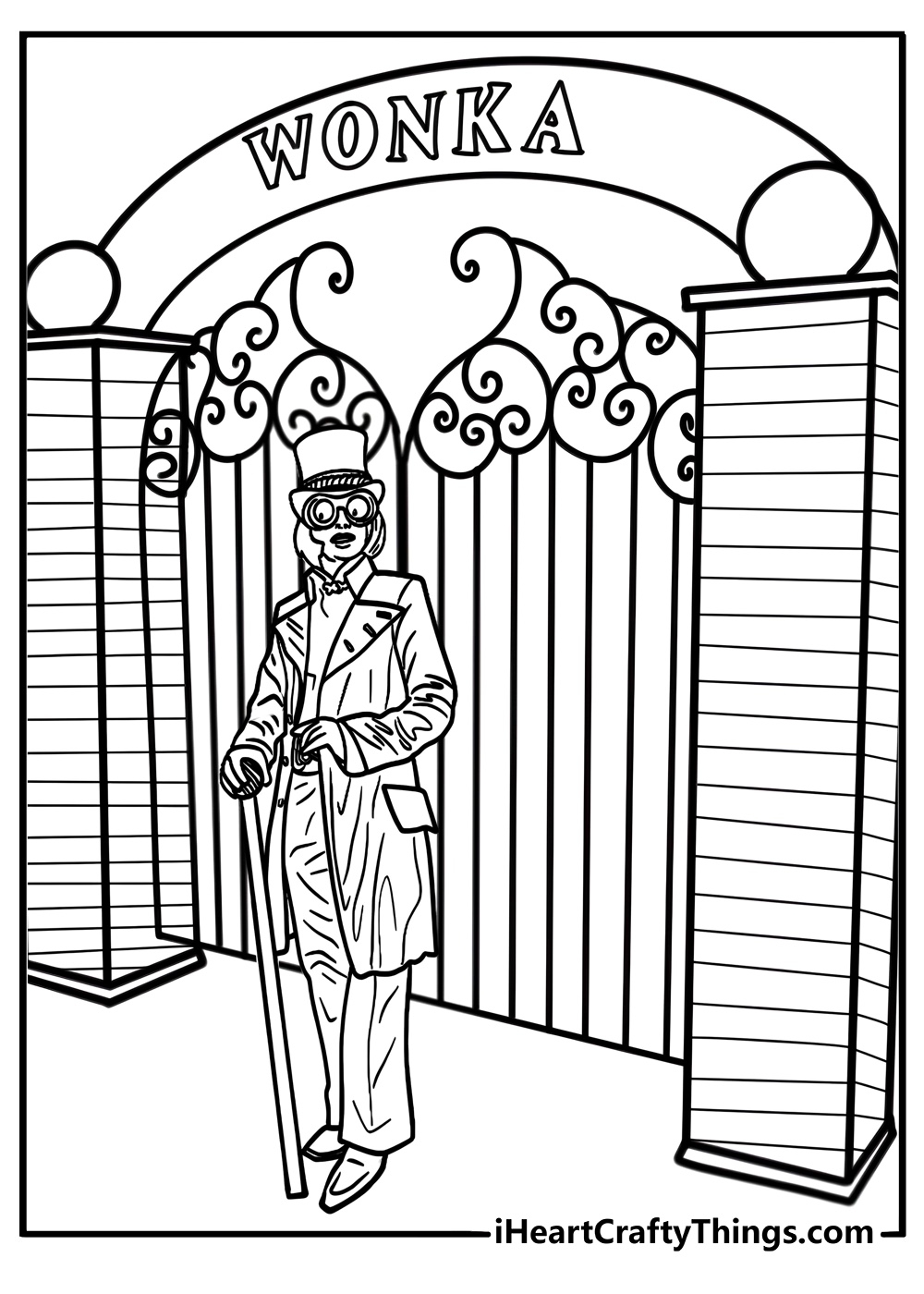 Willy Wonka Coloring Pages Printable