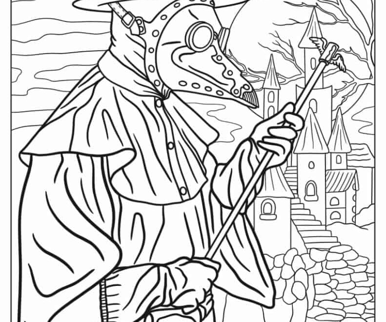 20 Horror Coloring Pages Free PDF Printables