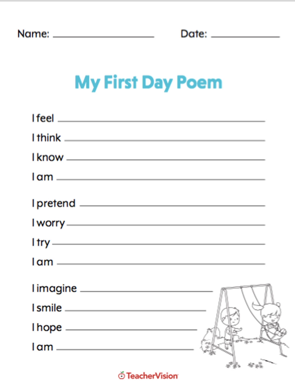 First Day Of School Activities 2Nd Grade Printables