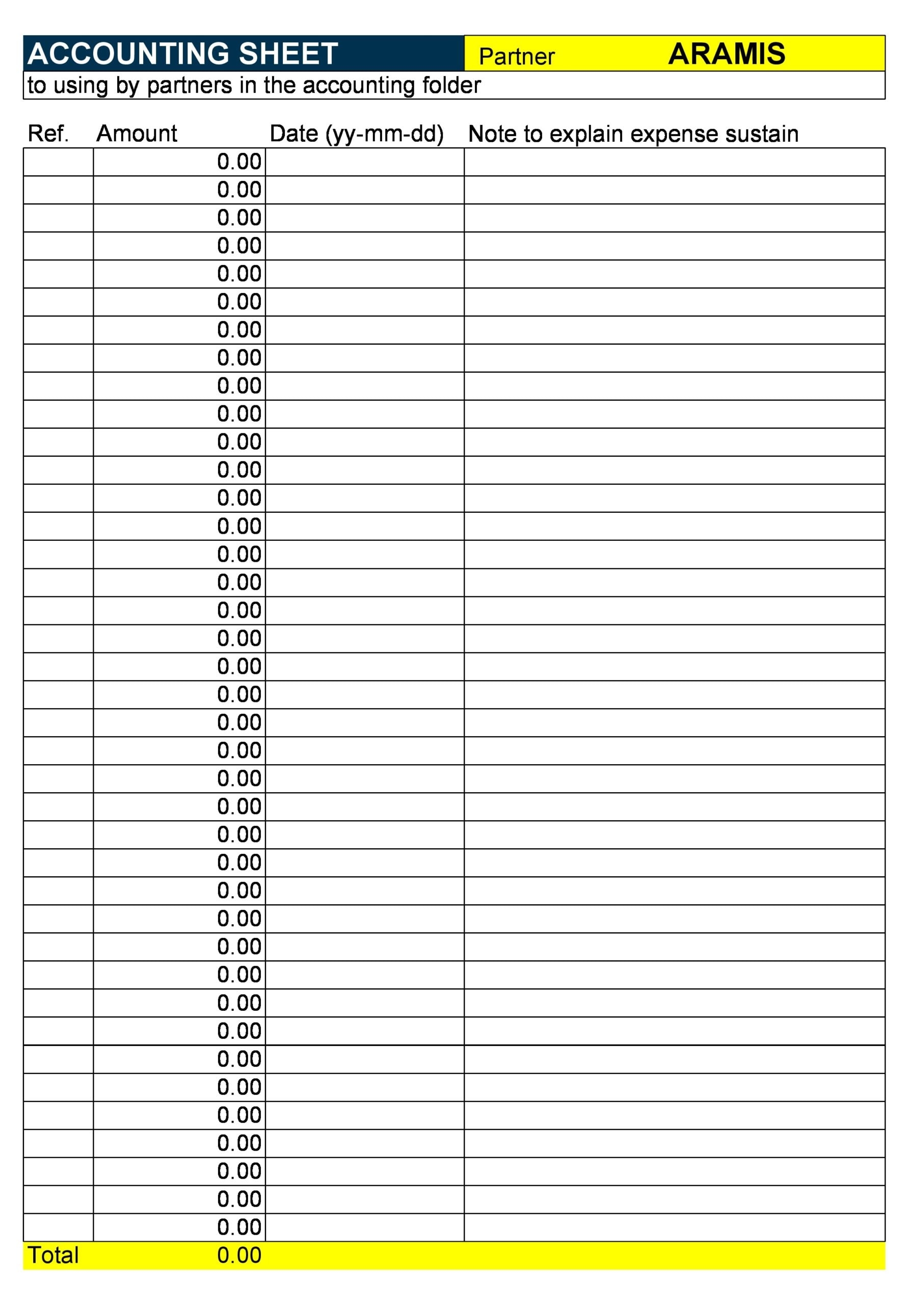 40 Free Bookkeeping Templates Excel TemplateArchive