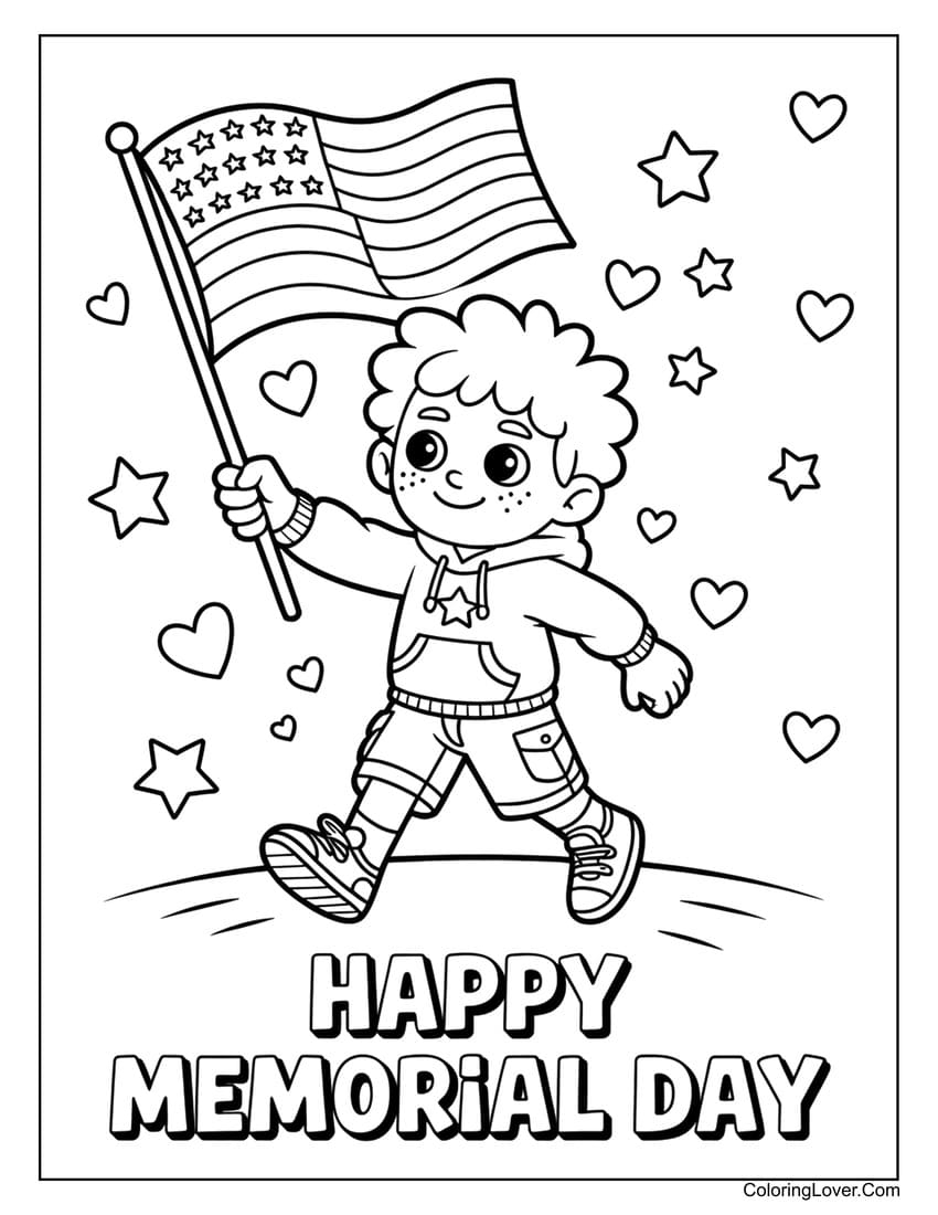 45 Memorial Day Coloring Pages Free Printables For All Ages 