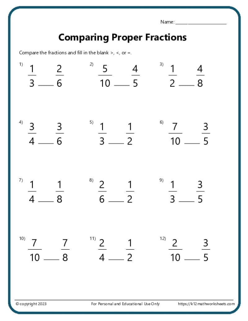 4Th Grade Math Workbook Printable