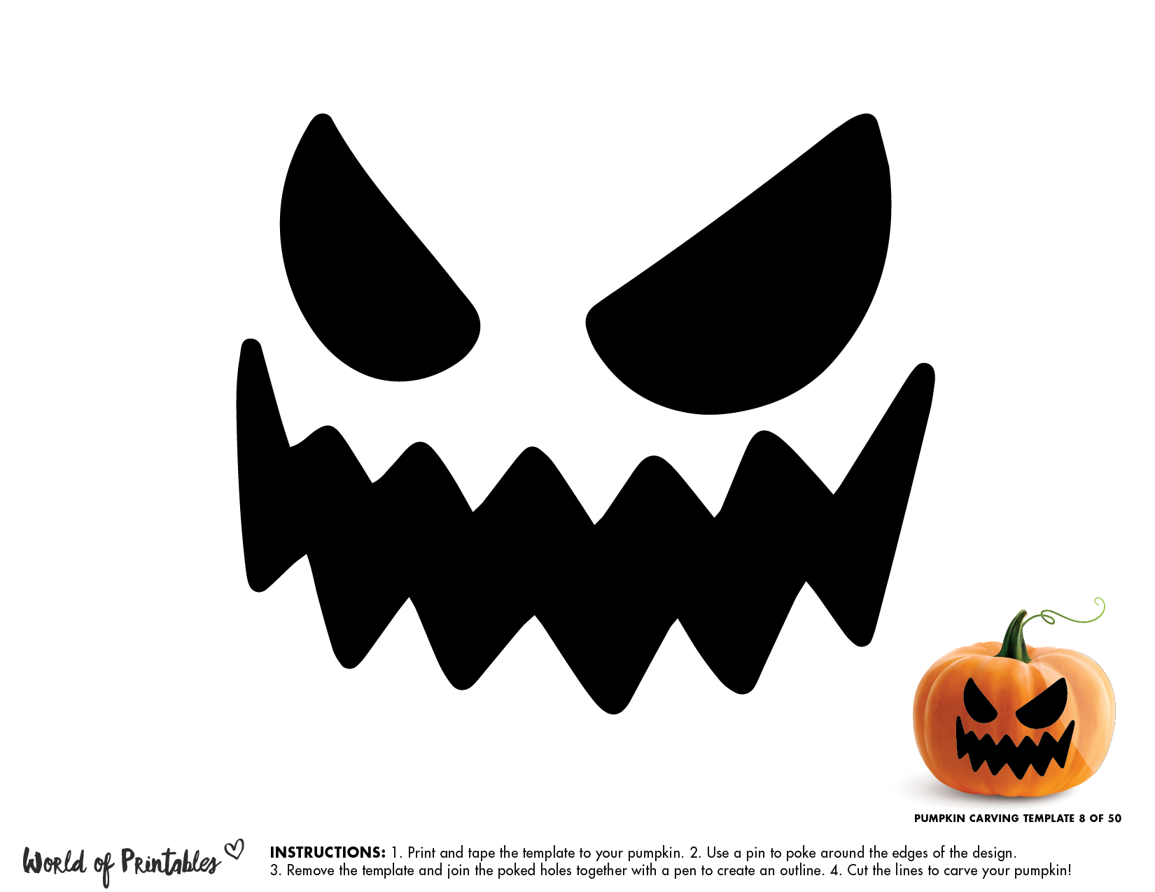 Free Jack O Lantern Patterns Printable