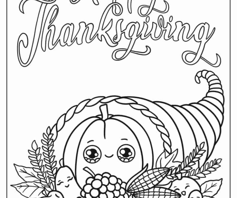 50 Thanksgiving Coloring Pages Free PDF Printables