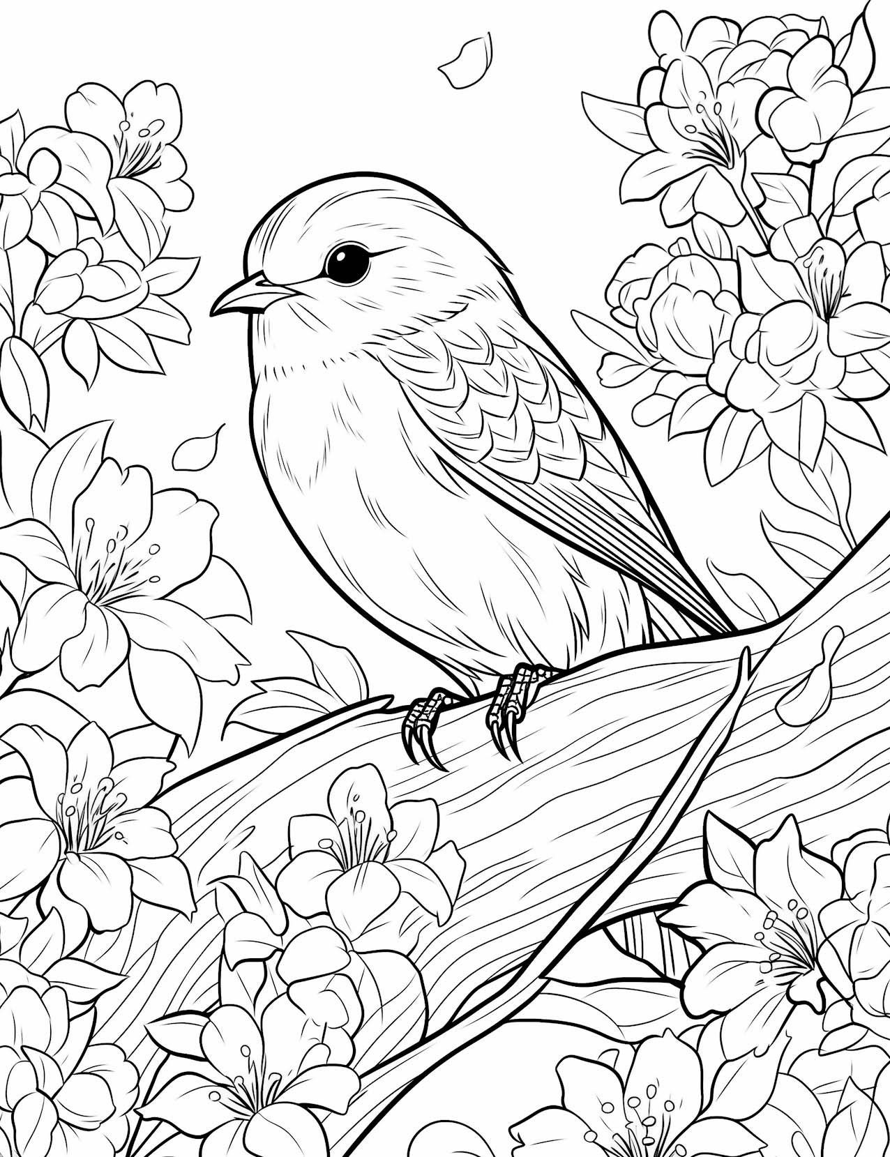 53 Bird Coloring Pages For Kids And Adults Our Mindful Life
