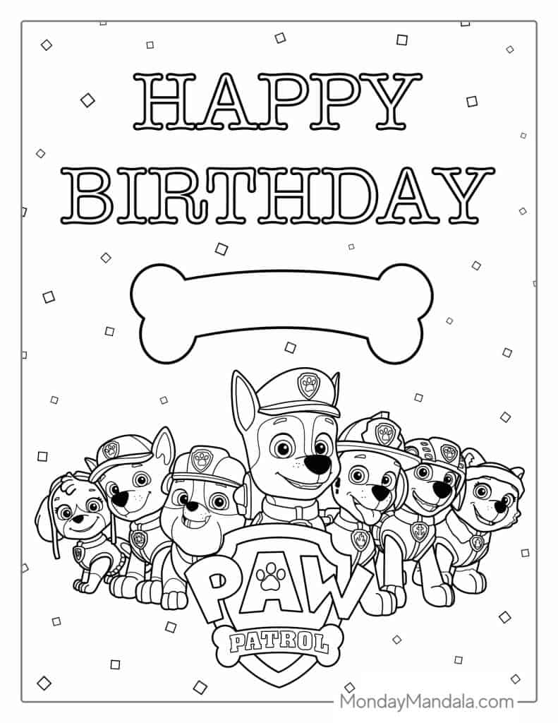 58 Paw Patrol Coloring Pages Free PDF Printables 