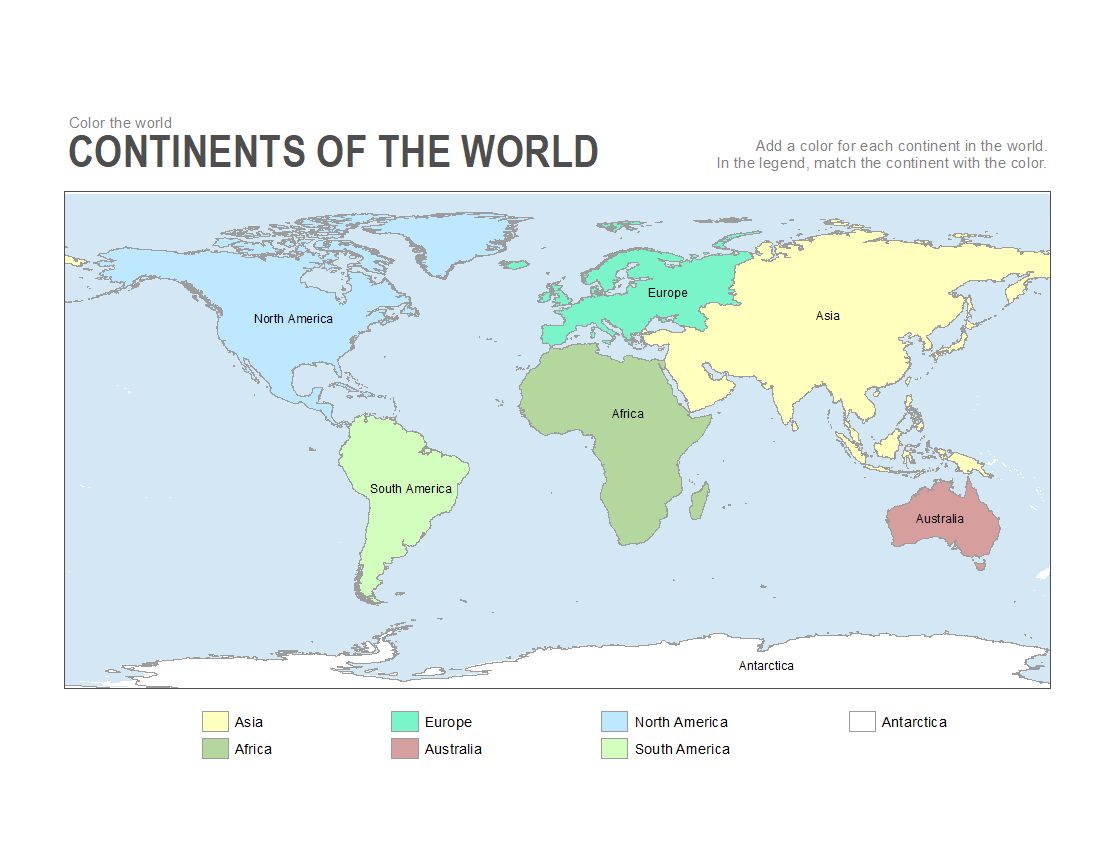 Printable Maps To Learn Oceana With Answer Key