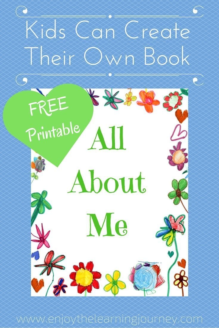 All About Me Book With FREE Printable Enjoy The Learning Journey