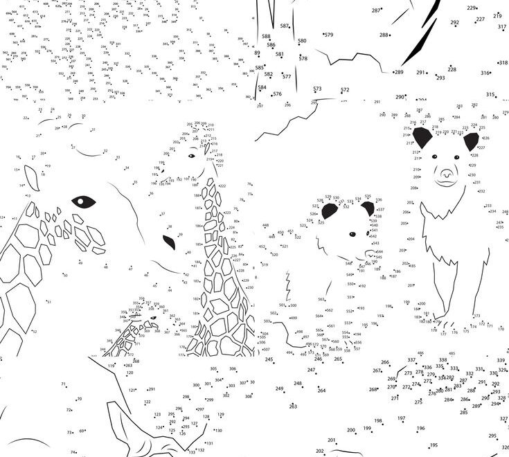 Animal Extreme Dot to Dot Collection 48 Printable Connect The Dot Activities