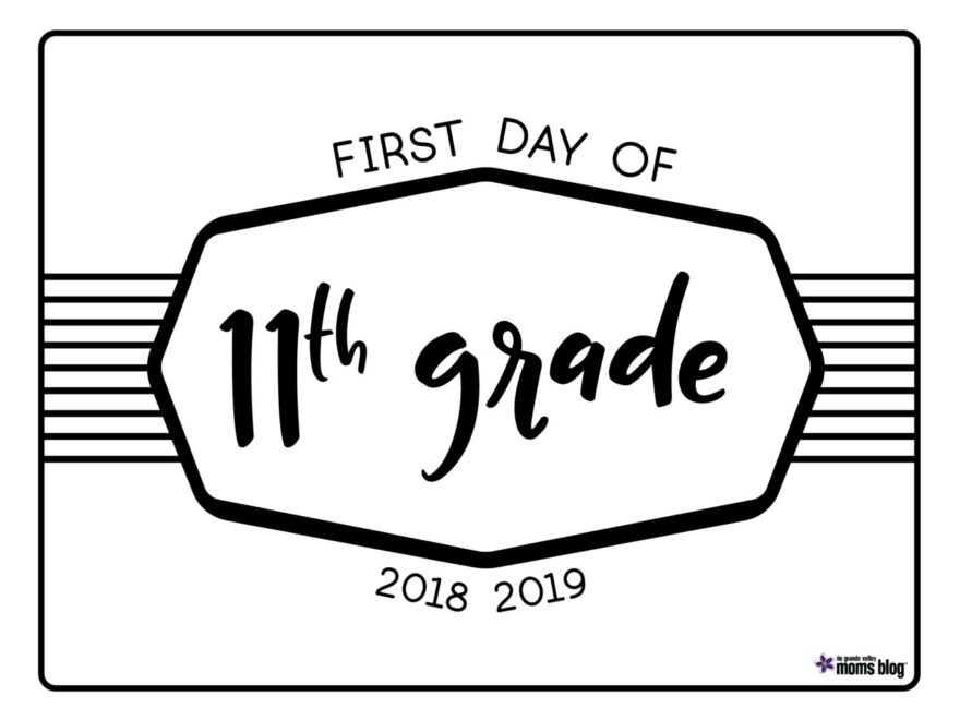 Back To School Printable Signs 2018