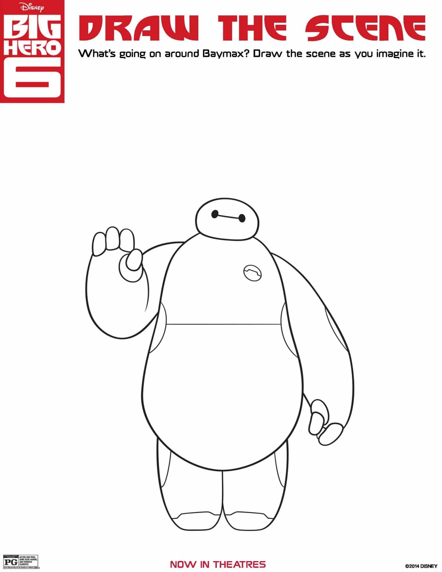 Big Hero 6 Printable Coloring Pages