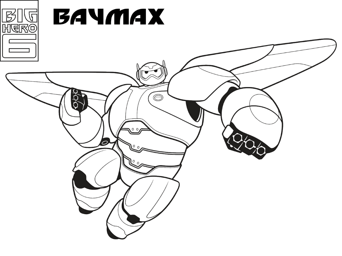 Big Hero 6 Coloring Pages Print And Color