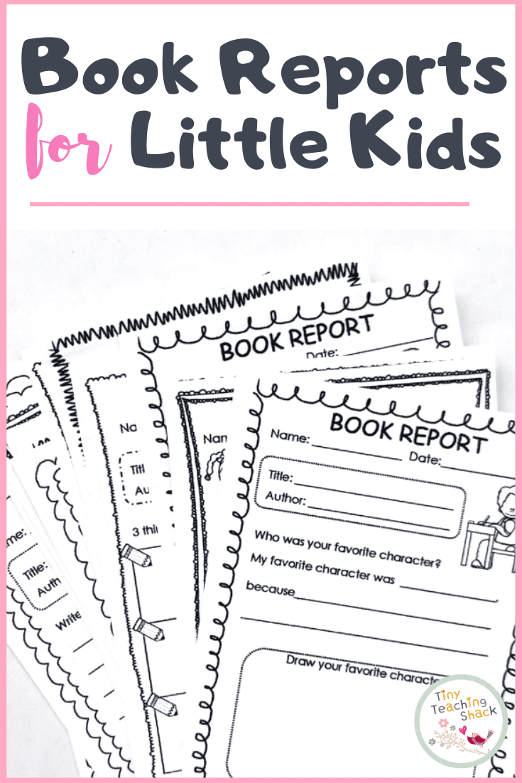 2Nd Grade Book Report Printable