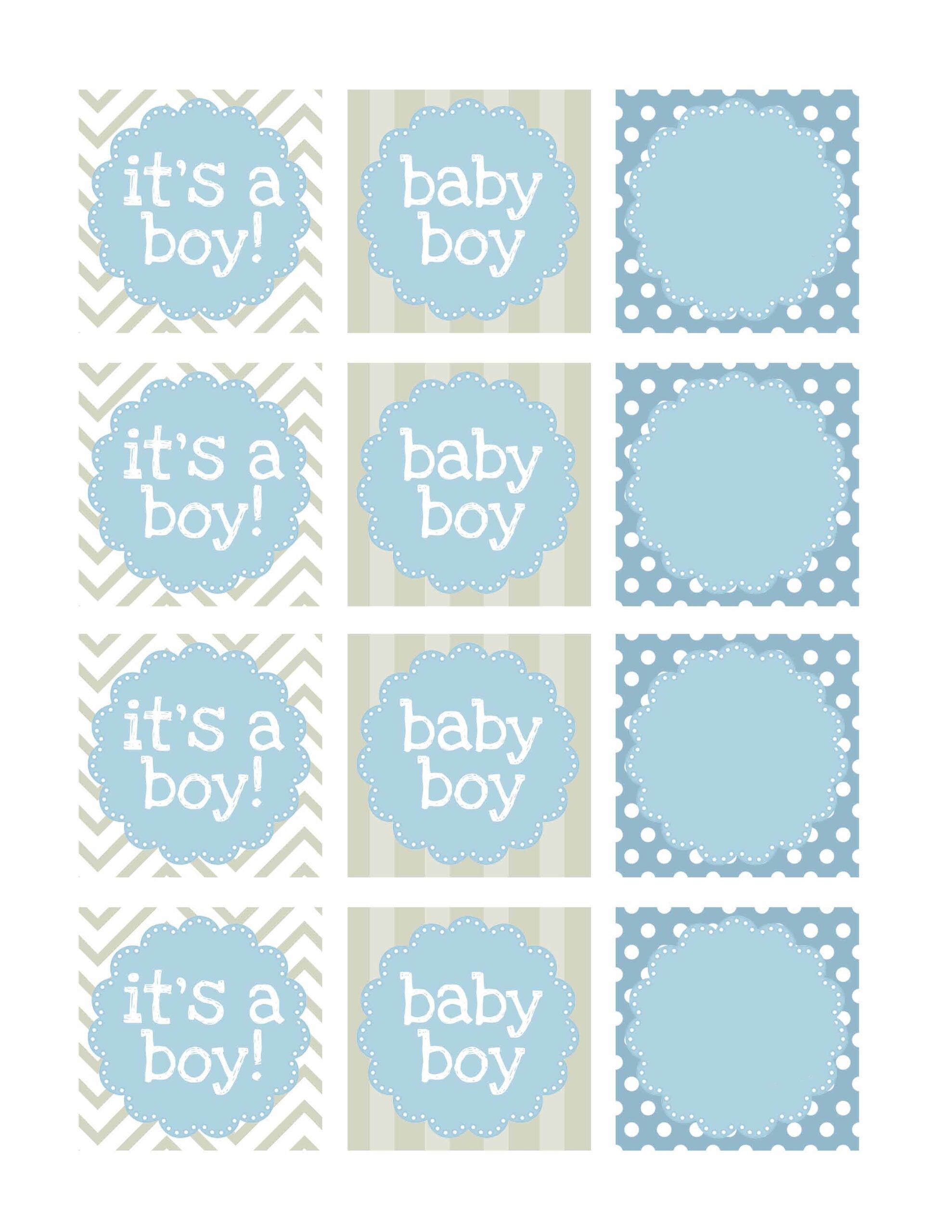 Boy Baby Shower Free Printables How To Nest For Less 