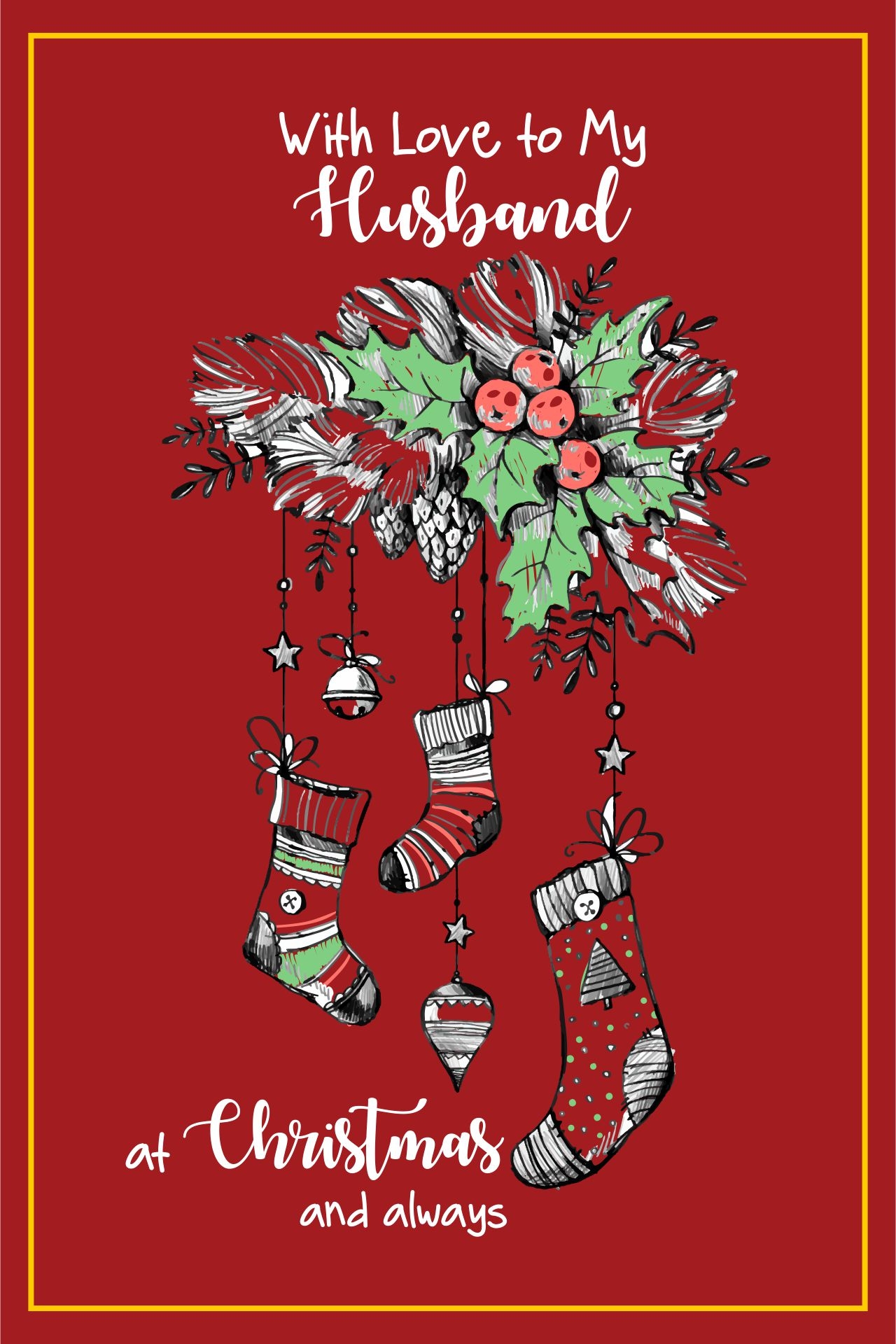 Printable Christmas Cards For Him