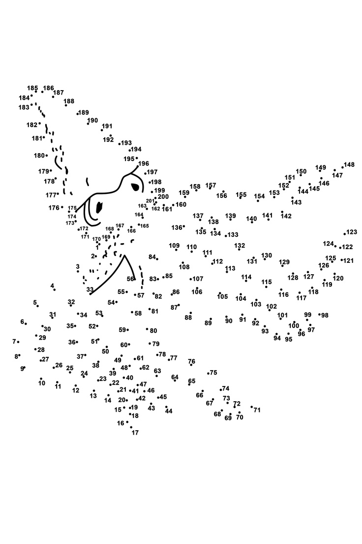 Connect The Dots Octopusprintout Goes To 201 print At 30 