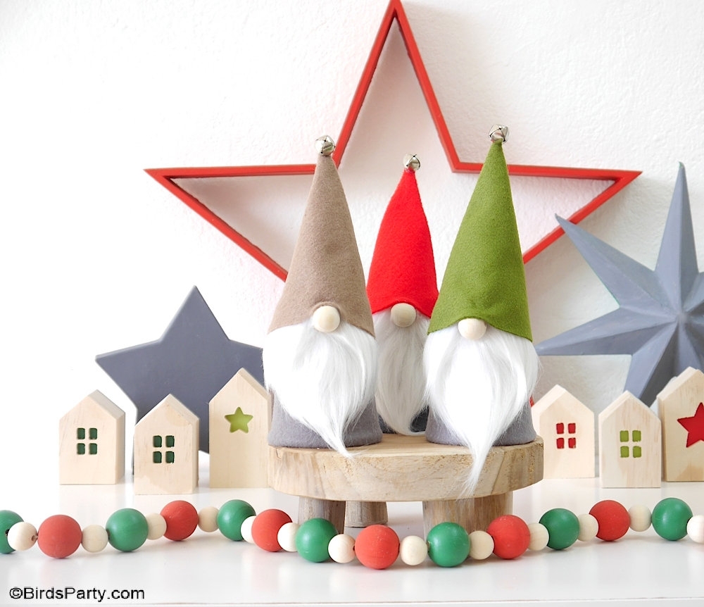 DIY No Sew Christmas Gnomes With FREE Templates Party Ideas Party Printables Blog