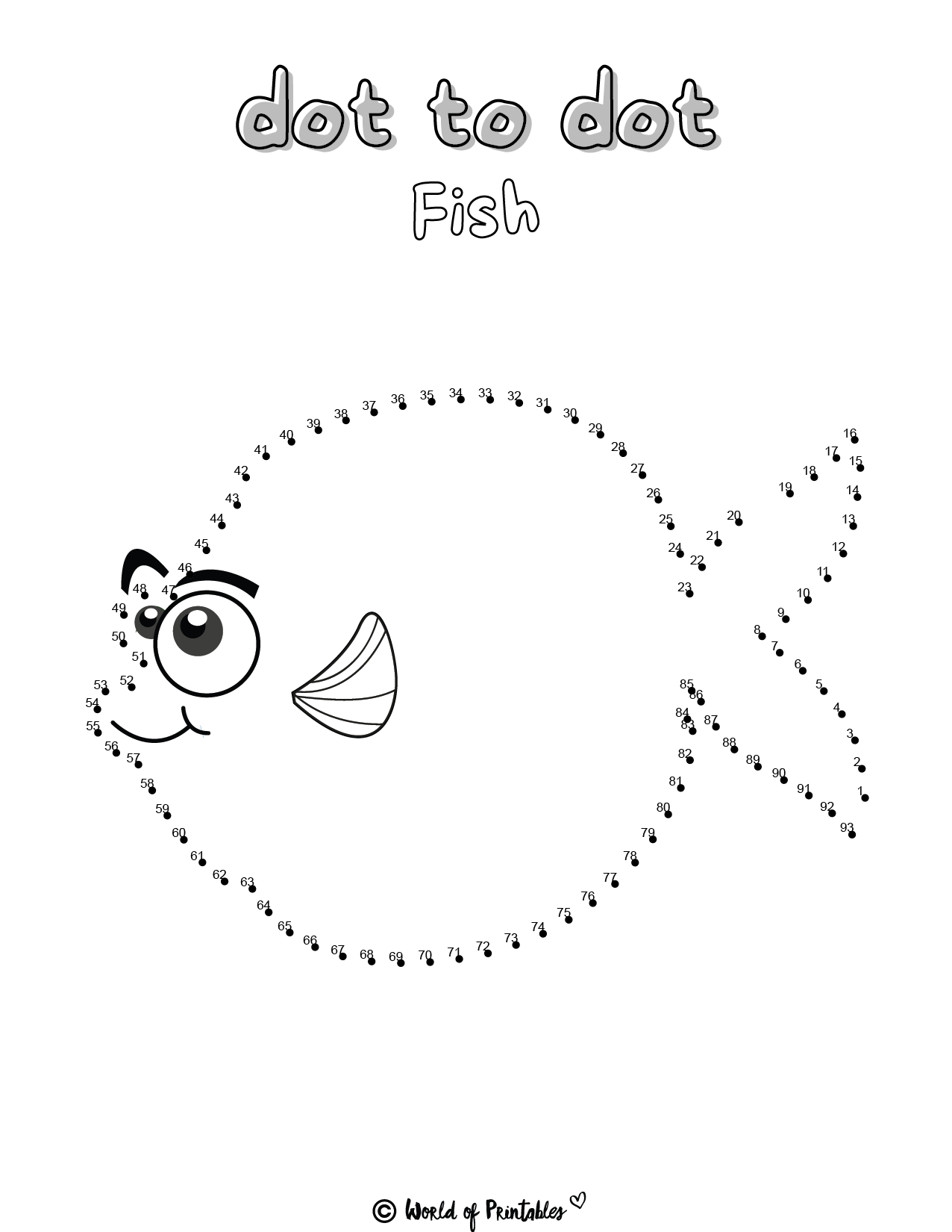 Dot To Dot Printables 35 To Choose From World Of Printables Worksheets Library