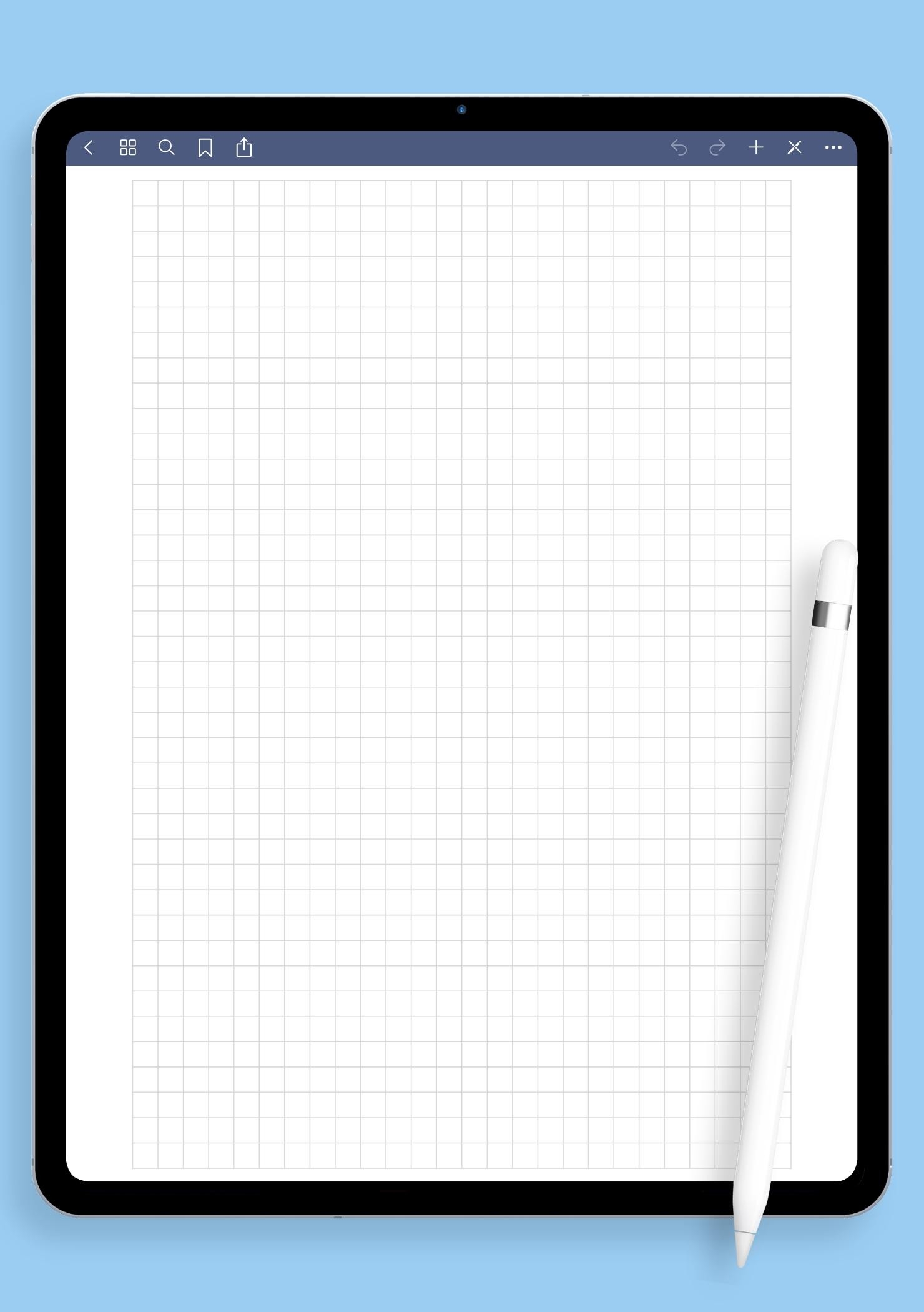 Download Printable 5 Squares Per Inch Graph Paper PDF