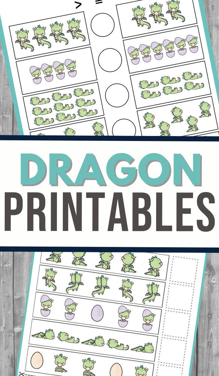 Dragon Math Activities For Preschool 3 Boys And A Dog