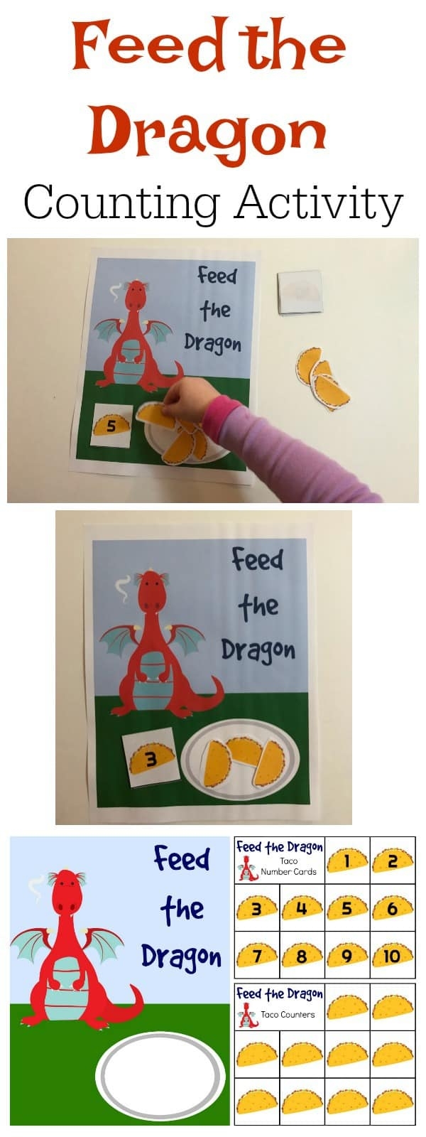 Dragons Love Tacos Counting Game For Toddlers And Preschoolers