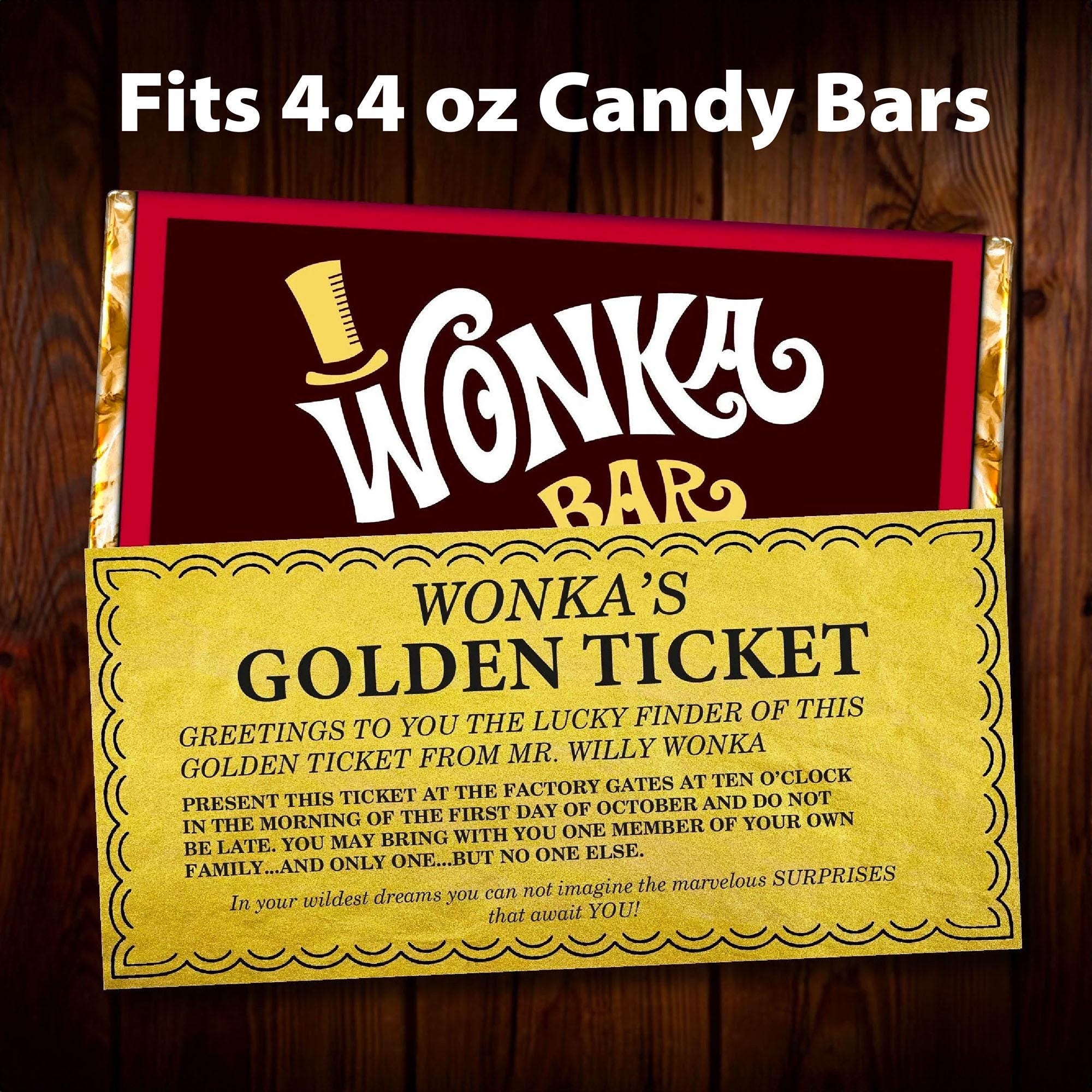 Wonka Golden Ticket Free Printable