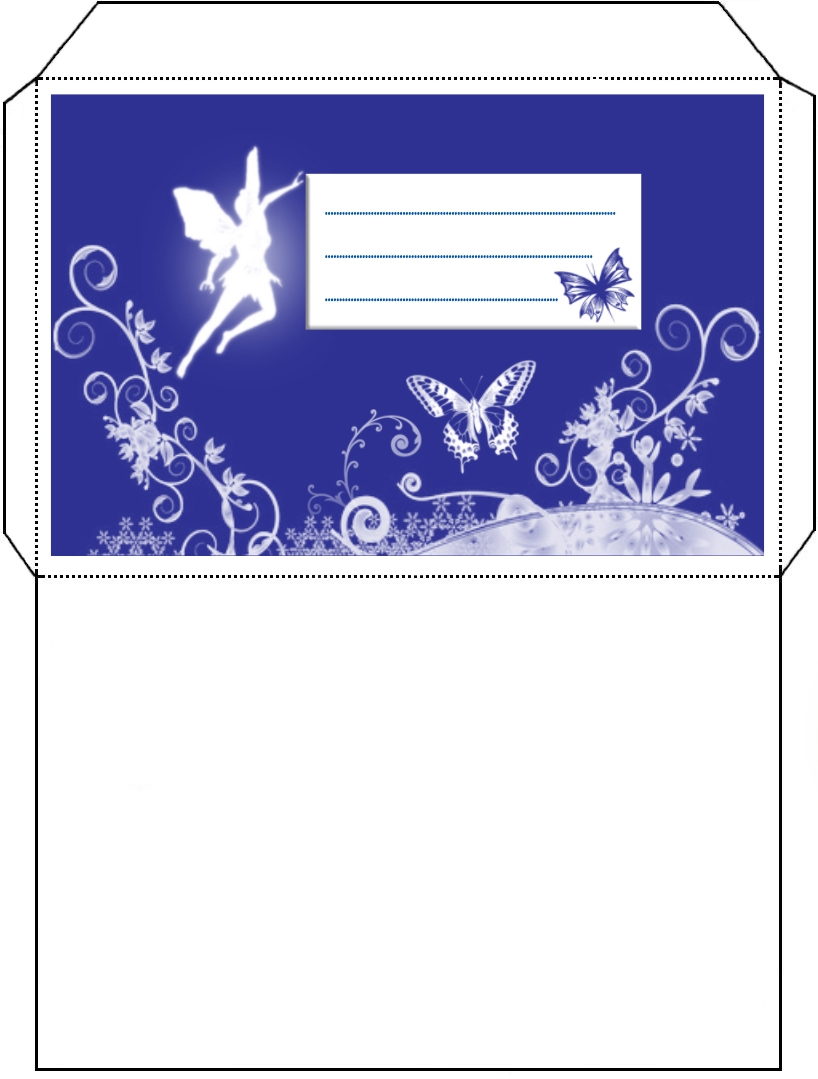 Printable Tooth Fairy Envelope Template