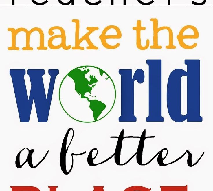 Family Ever After Free Printable Best Teacher In The World