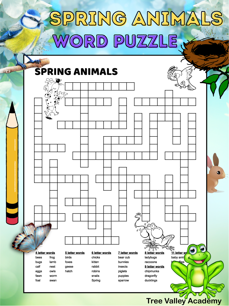 Fill In Puzzles Printable Free
