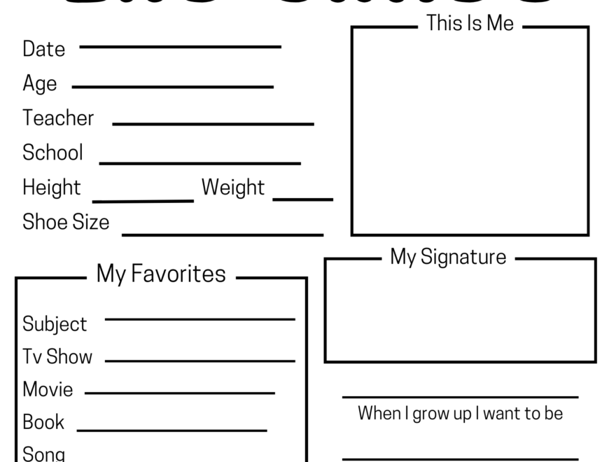 First Day Of School Worksheets Classful