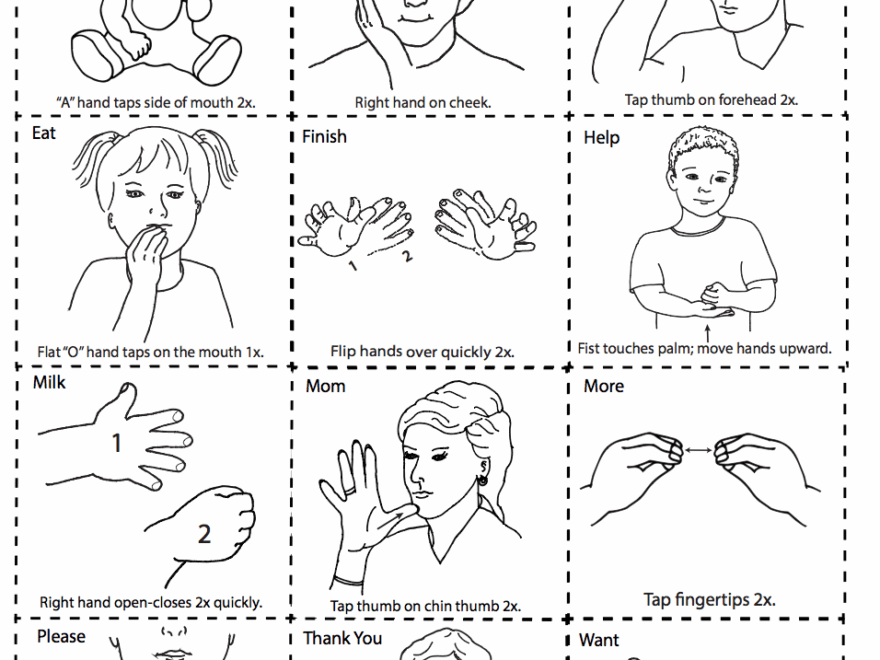 First Signs Flash Cards Teaching Your Baby To Sign Has Many Benefits On Our Site We Have A Few T Baby Sign Language Sign Language Phrases Sign Language Words