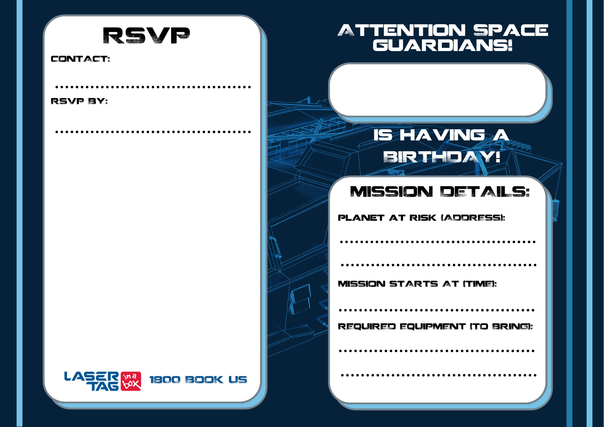 Free Birthday Party Invitiatons Download Laser Tag Invites