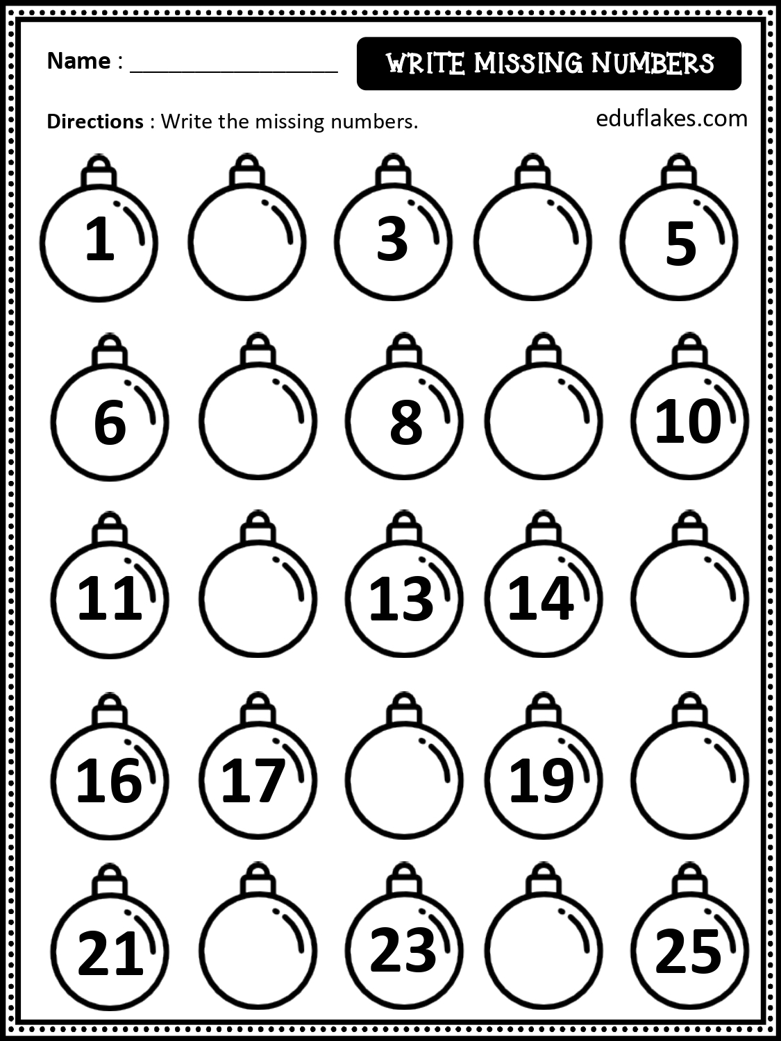 Math Worksheets For Kindergarten Printable Free