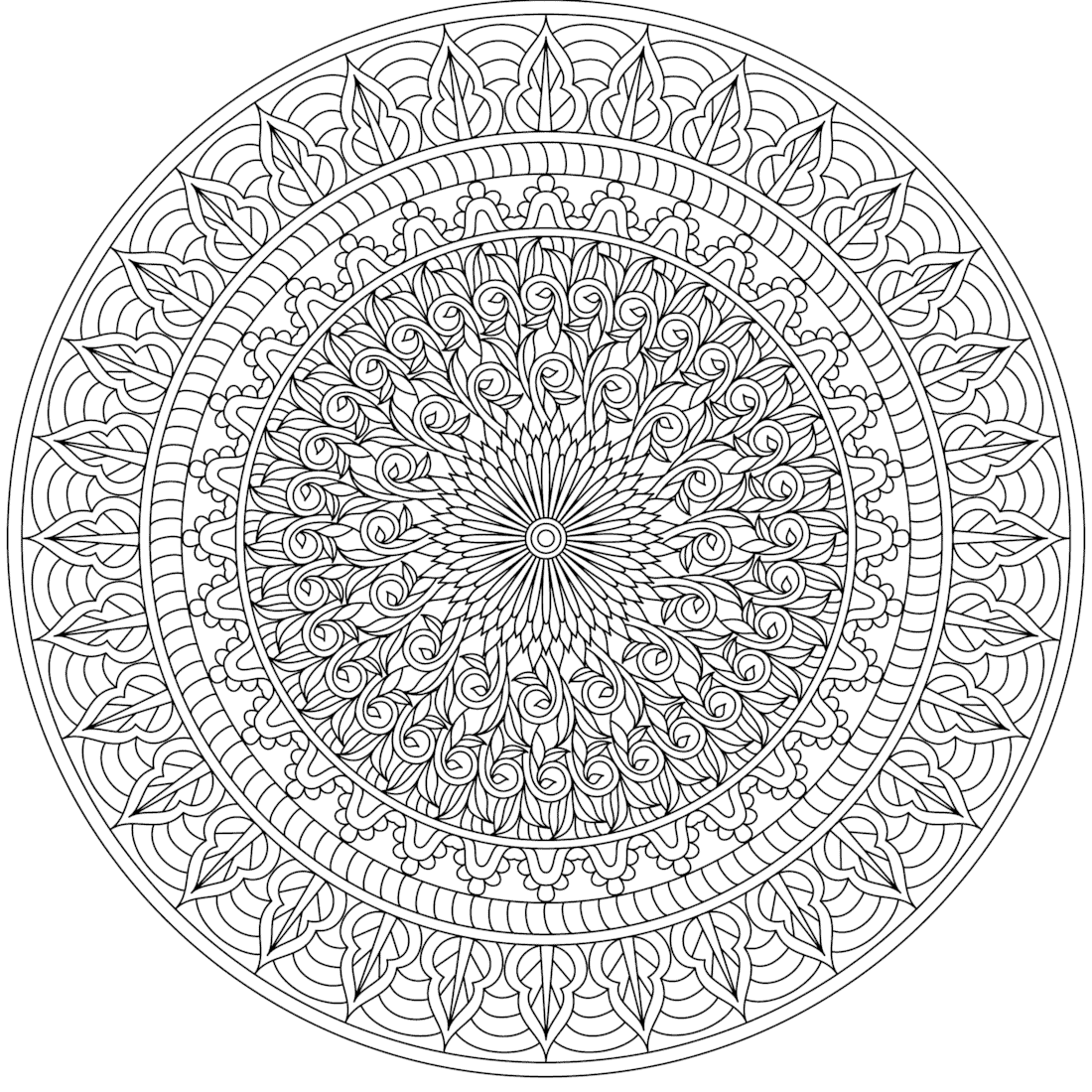 Free Printable Mandalas To Color
