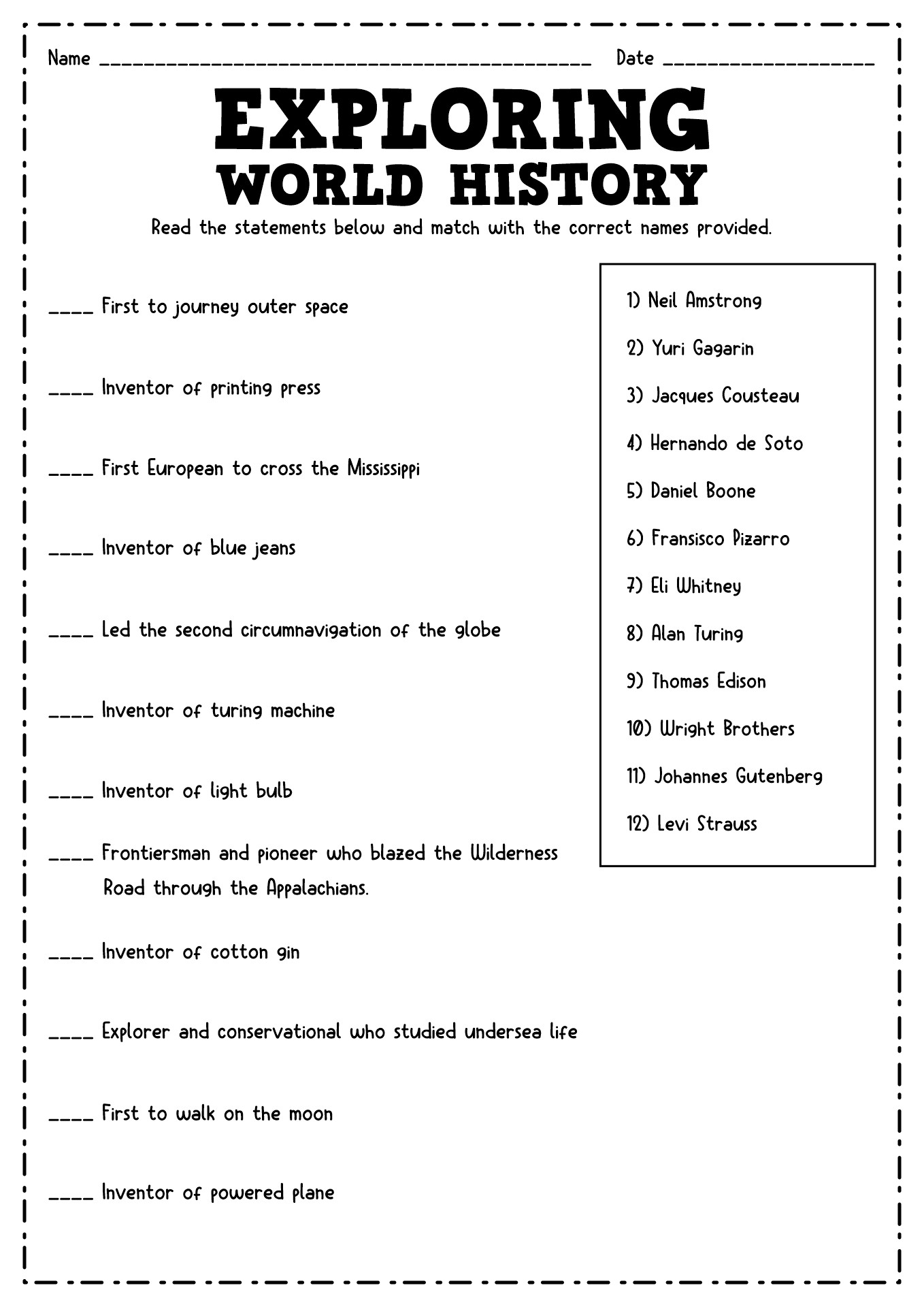 Free History Worksheet For High School Download Free History Worksheet For High School Png Images Free Worksheets On Clipart Library