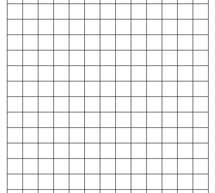 Free Printable 1 Inch Grid Paper PDF